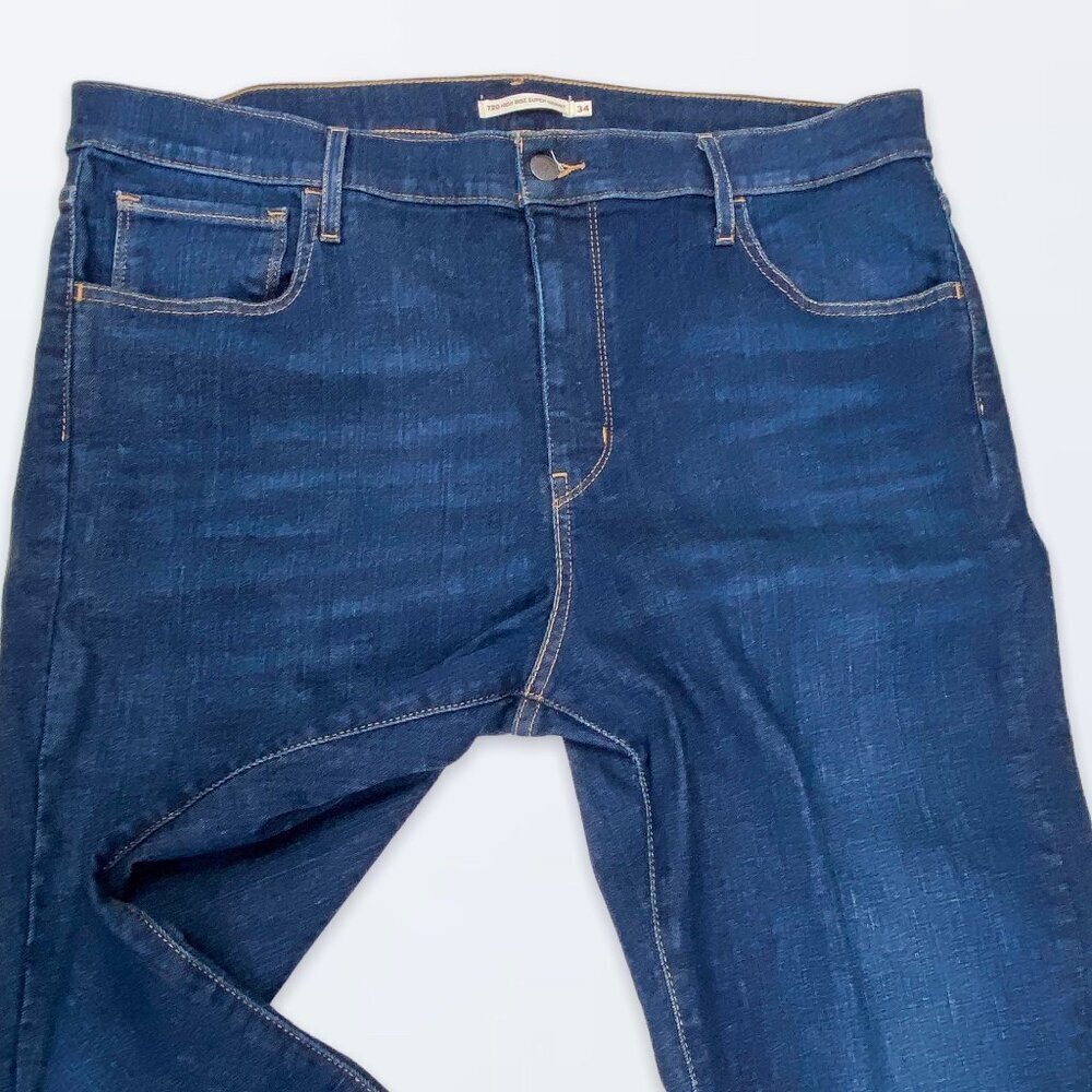 LEVI'S 720 High Rise‎ Super Skinny Jeans 34 x 30 - Picture 3 of 6